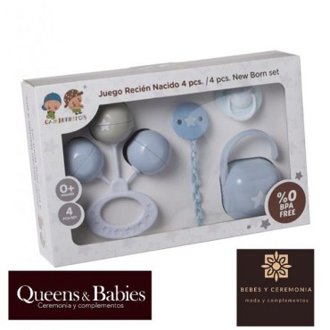 Pack Regalo Sonajero 4 piezas