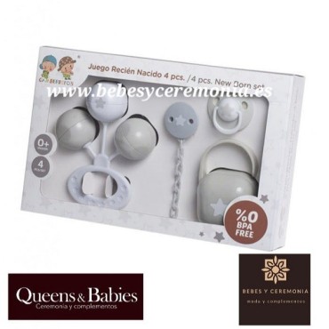 Pack Regalo Sonajero 4 piezas