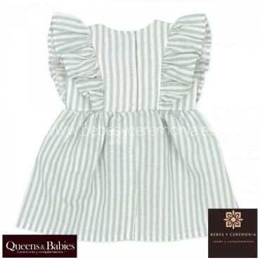 Vestido niña rayas