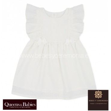 Vestido de plumeti bebé