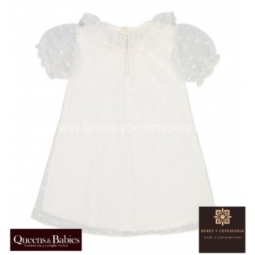 Vestido en tul de bebe