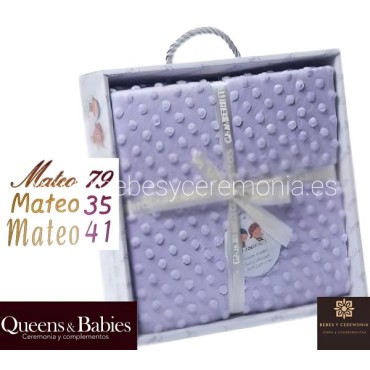 Manta de topos para bebé