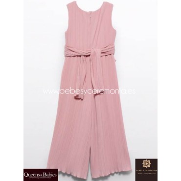 Mono largo gasa plisado niña