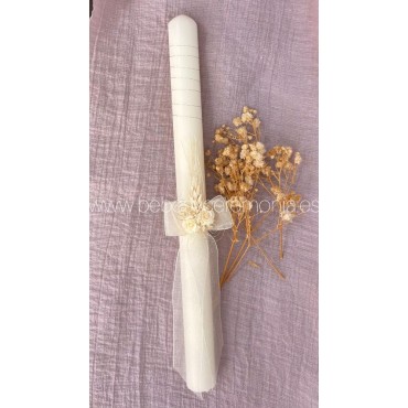 Velas de Bautizo espiga