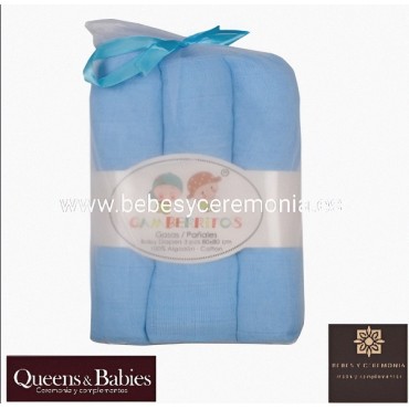 Pack de 3 Muselinas Lisas