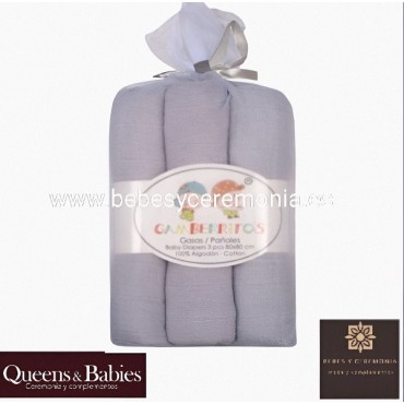 Pack de 3 Muselinas Lisas